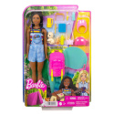 BARBIE Kemping Lalka Brooklyn + akcesoria MATTEL HDF74