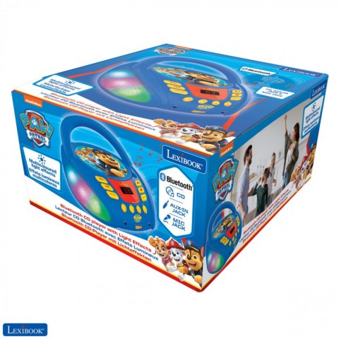 Odtwarzacz CD PSI PATROL Boombox Bluetooth Aux LEXIBOOK RCD109PA Odtwarzacz CD PSI PATROL Boombox Bluetooth Aux LEXIBOOK RCD109PA