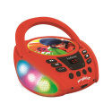 MIRACULOUS LADYBUG Boombox Bluetooth Aux CD Player LEXIBOOK RCD109MI