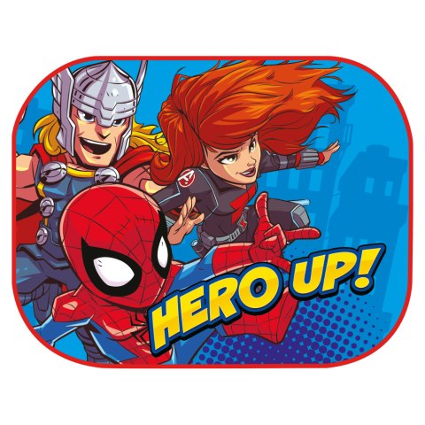 Zasłonki przeciwsłoneczne boczne AVENGERS SUPER HEROES 2szt. SEVEN 9340 Zasłonki przeciwsłoneczne boczne AVENGERS SUPER HEROES 2szt. SEVEN 9340