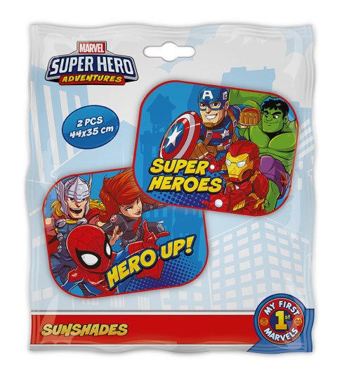 Zasłonki przeciwsłoneczne boczne AVENGERS SUPER HEROES 2szt. SEVEN 9340 Zasłonki przeciwsłoneczne boczne AVENGERS SUPER HEROES 2szt. SEVEN 9340