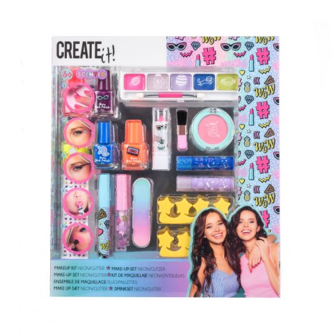 Create It! NEON / GLITTER makeup set for children CANENCO 84170