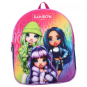 Preschool backpack 3D RAINBOW HIGH 32x26x11cm VADOBAG 595-3128