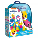 BABY SHARK Backpack with building blocks LISCIANI 83770