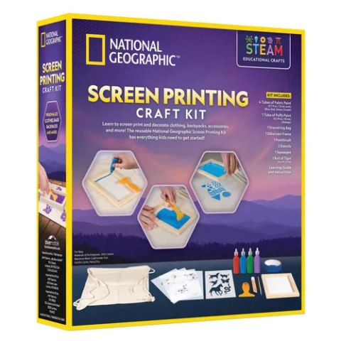National Geographic: DRUK SITOWY Zabawka kreatywna JMW RTPRINT National Geographic: DRUK SITOWY Zabawka kreatywna JMW RTPRINT
