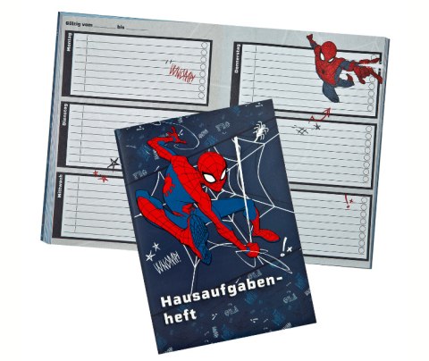 Homework notebook A5 SPIDERMAN 96k tygodoniowy German UNDERCOVER SPMA0622