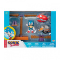 SONIC Zestaw Diorama Strefa Latającej Baterii Figurka Flying Battery Zone JAKKS PACIFIC 41442