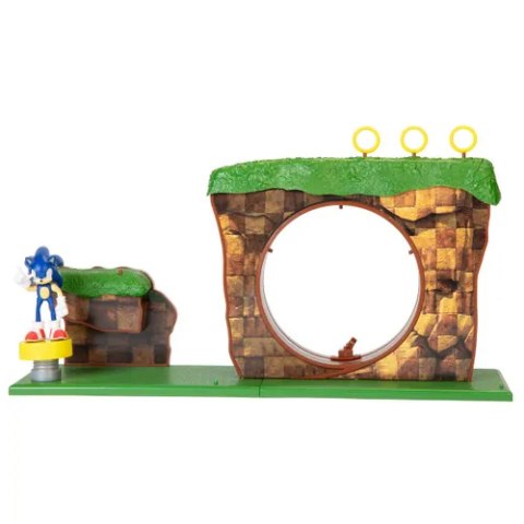 SONIC Zestaw Strefa Zielonego Wzgórza Figurka Sonic Green Hill Zone JAKKS PACIFIC 403934 SONIC Zestaw Strefa Zielonego Wzgórza Figurka Sonic Green Hill Zone JAKKS PACIFIC 403934