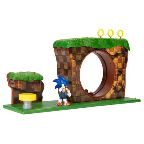 SONIC Zestaw Strefa Zielonego Wzgórza Figurka Sonic Green Hill Zone JAKKS PACIFIC 403934 SONIC Zestaw Strefa Zielonego Wzgórza Figurka Sonic Green Hill Zone JAKKS PACIFIC 403934
