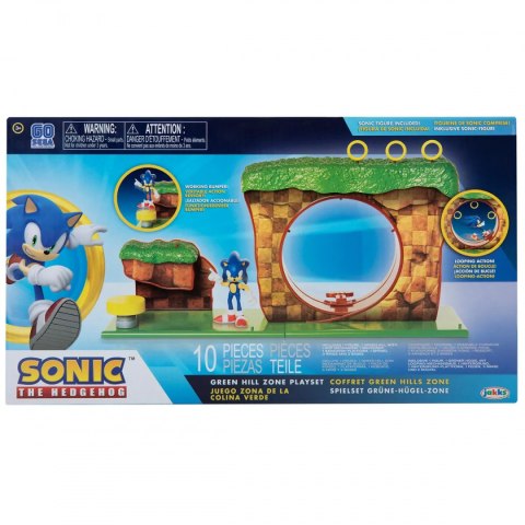 SONIC Zestaw Strefa Zielonego Wzgórza Figurka Sonic Green Hill Zone JAKKS PACIFIC 403934 SONIC Zestaw Strefa Zielonego Wzgórza Figurka Sonic Green Hill Zone JAKKS PACIFIC 403934