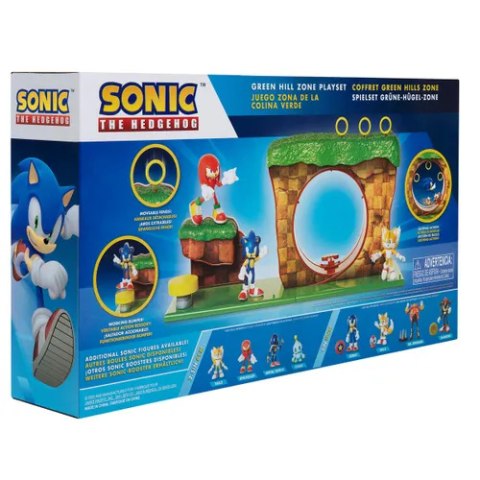 SONIC Zestaw Strefa Zielonego Wzgórza Figurka Sonic Green Hill Zone JAKKS PACIFIC 403934 SONIC Zestaw Strefa Zielonego Wzgórza Figurka Sonic Green Hill Zone JAKKS PACIFIC 403934