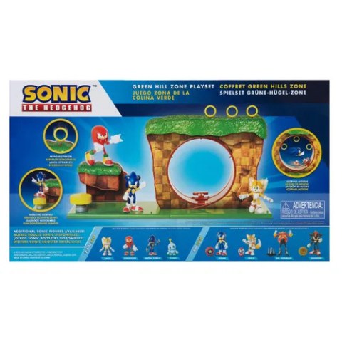SONIC Zestaw Strefa Zielonego Wzgórza Figurka Sonic Green Hill Zone JAKKS PACIFIC 403934 SONIC Zestaw Strefa Zielonego Wzgórza Figurka Sonic Green Hill Zone JAKKS PACIFIC 403934