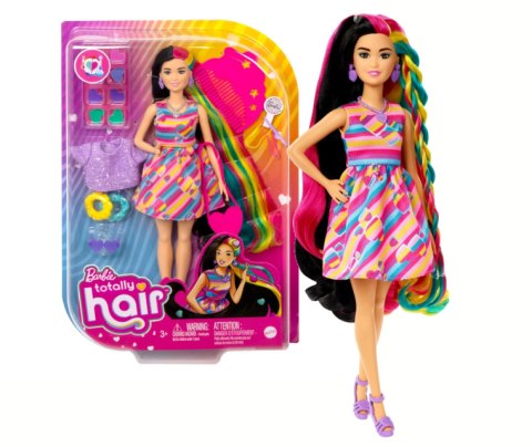 BARBIE Lalka Totally Hair SERCE z długimi włosami MATTEL HCM90