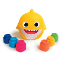 Bucket BABY SHARK Clemmy Bricks 6pcs. Yellow CLEMENTONI 17427