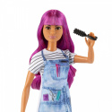 BARBIE Kariera Lalka Fryzjerka MATTEL GTW36