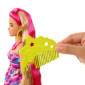 BARBIE Lalka Totally Hair KWIATY z długimi włosami MATTEL HCM89