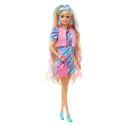 BARBIE Lalka Totally Hair GWIAZDKI z długimi włosami MATTEL HCM88