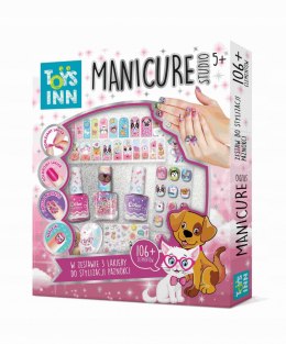 Manicure Studio ZWIERZĘTA Zestaw do stylizacji paznokci 3 lakiery TOYS INN STN7601