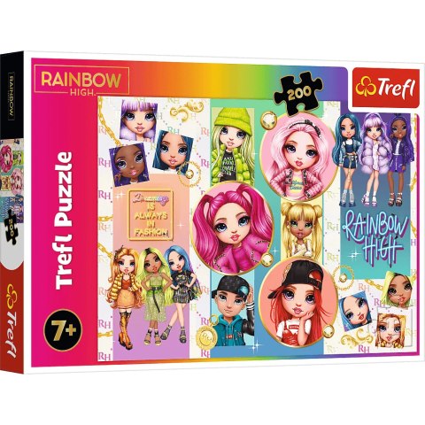 Puzzle RAINBOW HIGH Przyjaźń 200el. TREFL 13289