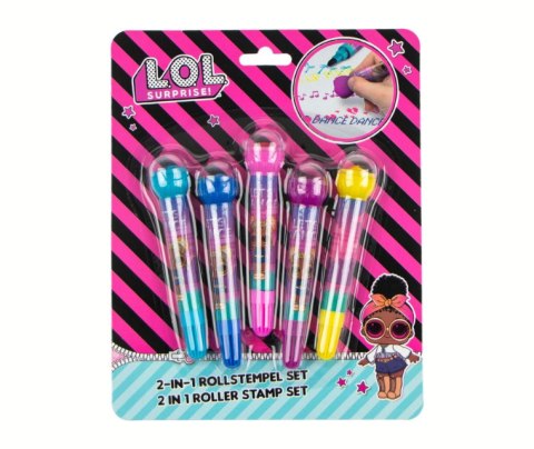 Set of roller stamps 2in1 LOL SURPRISE Felt-tip pens 5pcs. UNDERCOVER LOLO0743