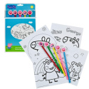 PEPPA PIG Coloring Kit Crayons + erasers UNDERCOVER PIGP1300