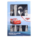 Metal cutlery set CARS 4pcs. DAJAR 72579