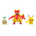 POKEMON Figurka bitewna MAGMAR PIKACHU TURTWIG 3pak s13 JAZWARES PKW2681