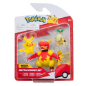 POKEMON Figurka bitewna MAGMAR PIKACHU TURTWIG 3pak s13 JAZWARES PKW2681