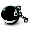 SUPER MARIO Figurka CHAIN CHOMP 6cm Nintendo s37 JAKKS PACIFIC 41146