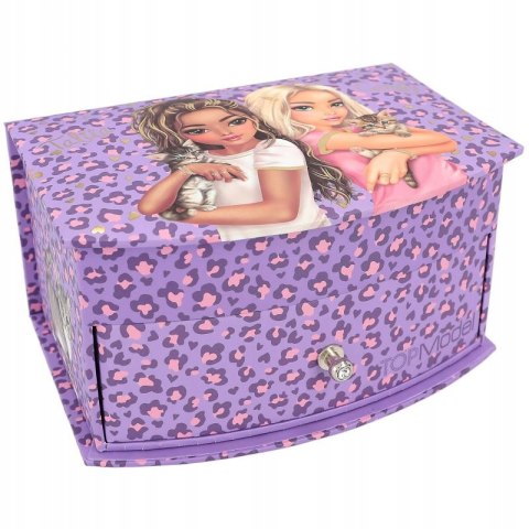 Szkatułka na biżuterię TOP MODEL LILAC LOVE z lusterkiem DEPESCHE 12281 Szkatułka na biżuterię TOP MODEL LILAC LOVE z lusterkiem DEPESCHE 12281