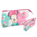 Piórnik szkolny MINNIE MOUSE trzykomorowy KIDS MN22088