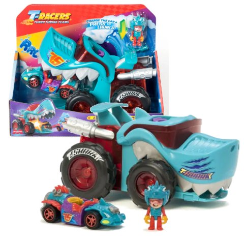 T-RACERS Pojazd Mega Wheels T-SHARK Figurka MAGIC BOX PTRSP116IN01