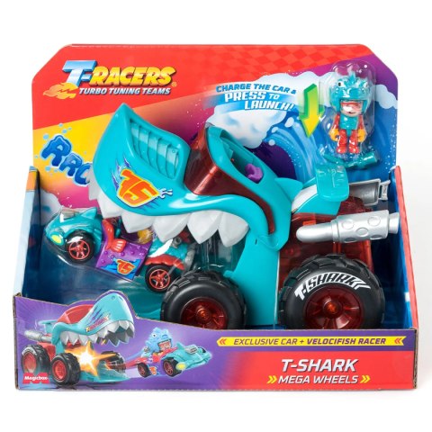 T-RACERS Pojazd Mega Wheels T-SHARK Figurka MAGIC BOX PTRSP116IN01 T-RACERS Pojazd Mega Wheels T-SHARK Figurka MAGIC BOX PTRSP116IN01