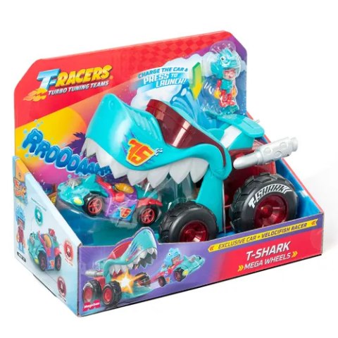 T-RACERS Pojazd Mega Wheels T-SHARK Figurka MAGIC BOX PTRSP116IN01 T-RACERS Pojazd Mega Wheels T-SHARK Figurka MAGIC BOX PTRSP116IN01