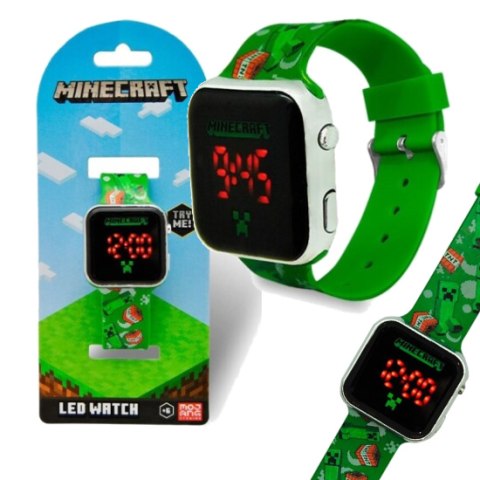 MINECRAFT LED Digital Wristwatch with Kids Calendar KIDS MIN4129