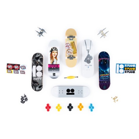 TECH DECK Deskorolka FINGERBOARD na palec Zestaw 6pak SPIN MASTER 6028845 TECH DECK Deskorolka FINGERBOARD na palec Zestaw 6pak SPIN MASTER 6028845