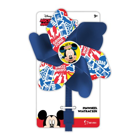 Wiatraczek na kierownicę MICKEY MOUSE dla dzieci SEVEN 9119 Wiatraczek na kierownicę MICKEY MOUSE dla dzieci SEVEN 9119