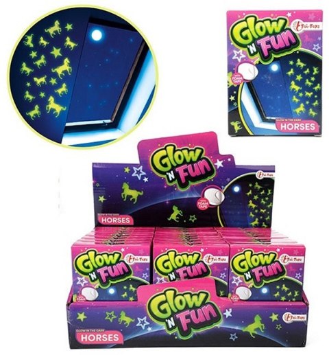 Gwiazki Konie Naklejki FLUORESCENCYJNE Świecące w ciemności TOI-TOYS 35050B Gwiazki Konie Naklejki FLUORESCENCYJNE Świecące w ciemności TOI-TOYS 35050B
