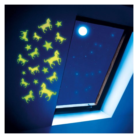 Gwiazki Konie Naklejki FLUORESCENCYJNE Świecące w ciemności TOI-TOYS 35050B Gwiazki Konie Naklejki FLUORESCENCYJNE Świecące w ciemności TOI-TOYS 35050B