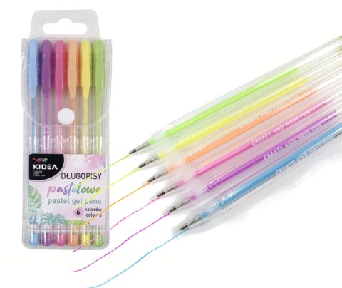 Pastel pens 6 colors KIDEA DERFORM DP6KA