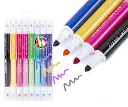 Markers TWO-COLOR markers Thick 16 colors KIDEA DERFORM FD16KKA