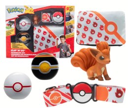 POKEMON Clip 'N' Go Premier Ball, Luxury Ball and VULPIX Set, Bandolier JAZWARES PKW2713