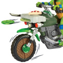 WOJOWNICZE ŻÓŁWIE NINJA Figurka LEONARDO Pojazd NINJA KICK CYCLE Motocykl PLAYMATES 83431