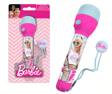 Latarka LED dla dzieci BARBIE 16cm KIDS BB00010