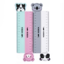 School ruler with figurine 15cm 1pc. KIDEA DERFORM LF15CMKA