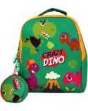 Plecak neoprenowy do żłobka CRAZY DINO Dinozaur 25x17x9cm KIDS KL10693