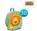 Plecak przedszkolny 3D ANIMALS Zwierzęta 30x25x10cm KIDS KL11374