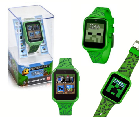 SMARTWATCH Zegarek inteligentny MINERCRAFT 10 funkcji KIDS MIN4045