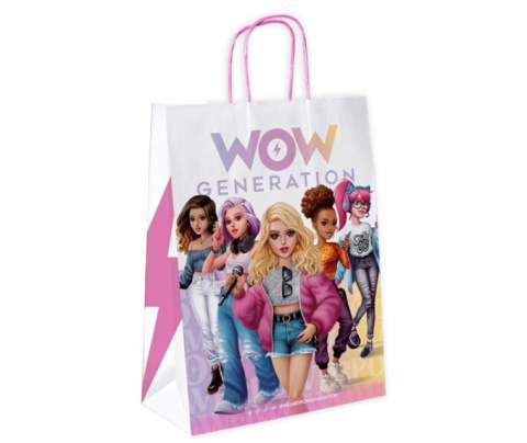 Torba papierowa WOW GENERATION Duża Prezentowa 45x31cm KIDS WOW00053