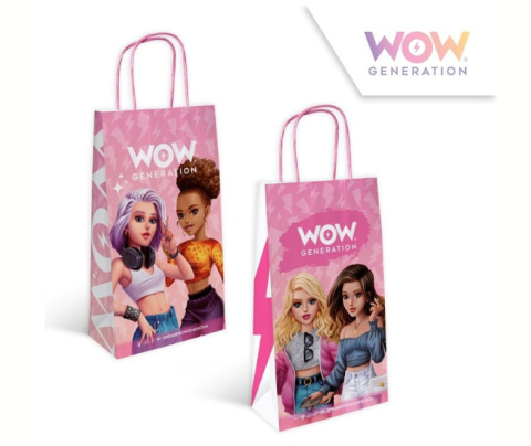 Torba papierowa WOW GENERATION Mała Prezentowa 18x10cm KIDS WOW00051 Torba papierowa WOW GENERATION Mała Prezentowa 18x10cm KIDS WOW00051